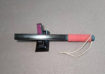 木扇 (縞黒檀製・細身) 縞 黒 檀 「木 扇」 | 鉄扇・扇子の扇八郎